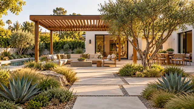 California Modern landscape style inspiration.